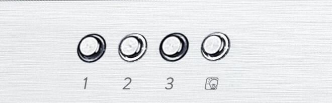 Hotte casquette l.60 cm RHC638/1RB Rosières Blanc - 4