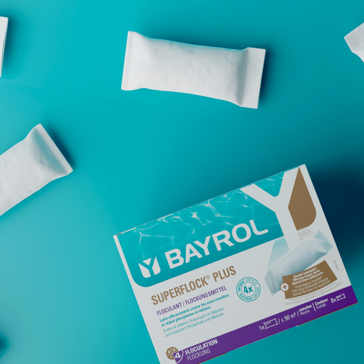 Floculant BAYROL Superflock 1 kg - 3