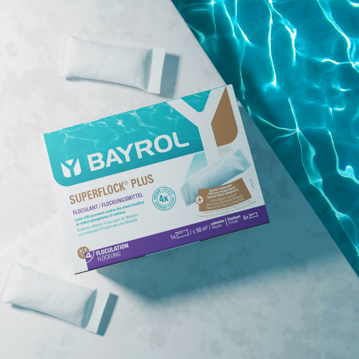 Floculant BAYROL Superflock 1 kg - 2