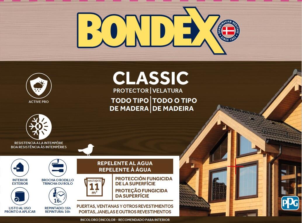 Protetor madeira exterior acetinado incolor 0,75 L Classic Bondex - 6