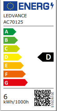 Set da 2 lampadine LED330191BOX2 LED, E27 goccia, trasparente, 7W = 806 LM, 320°, OSRAM - 4