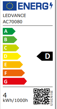 Set da 2 lampadine LED330511BOX2 LED, E14 oliva, trasparente, 4W = 470 LM, 320°, OSRAM - 4