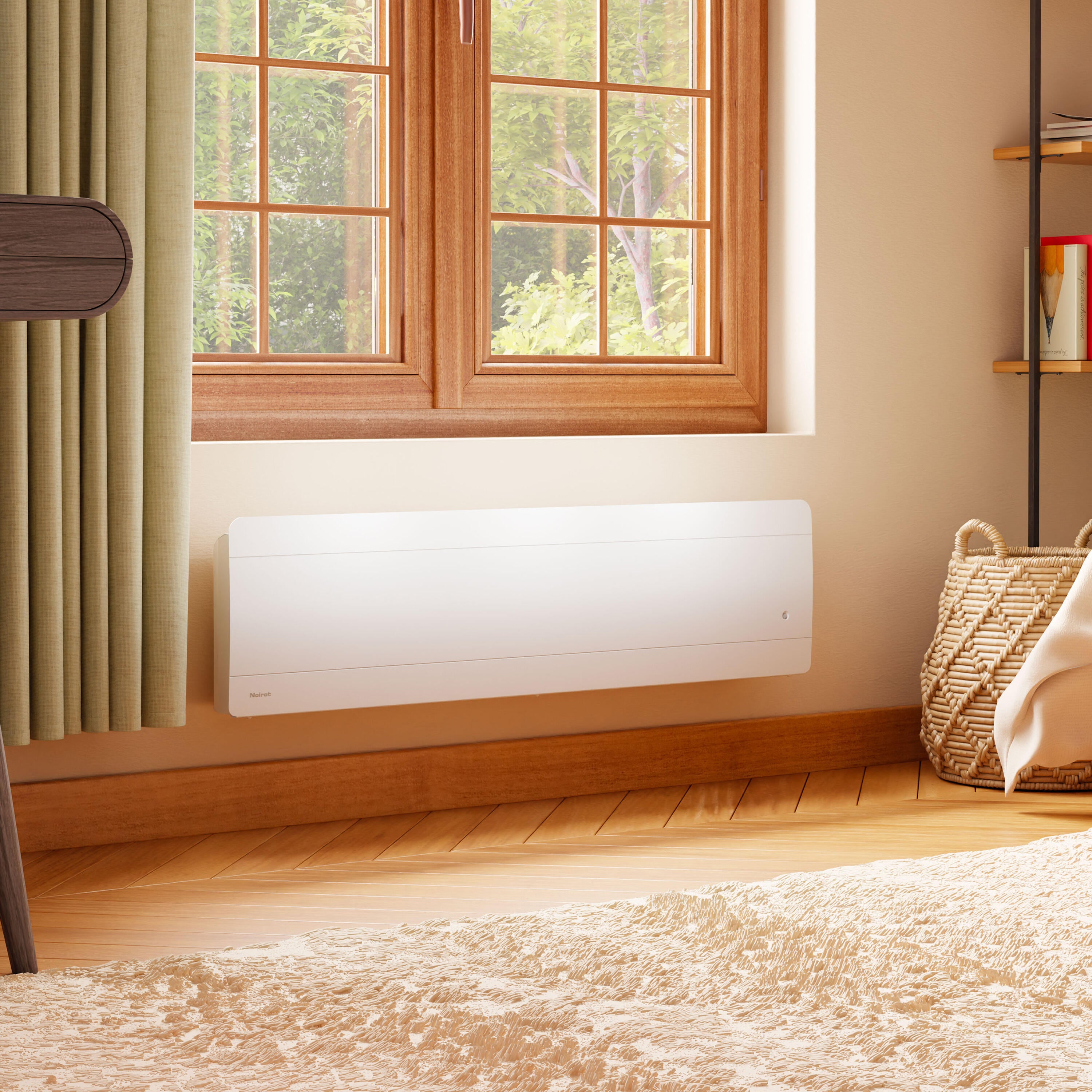 Radiateur électrique connecté à inertie sèche 1500W Walter 2 plinthe NOIROT - 3