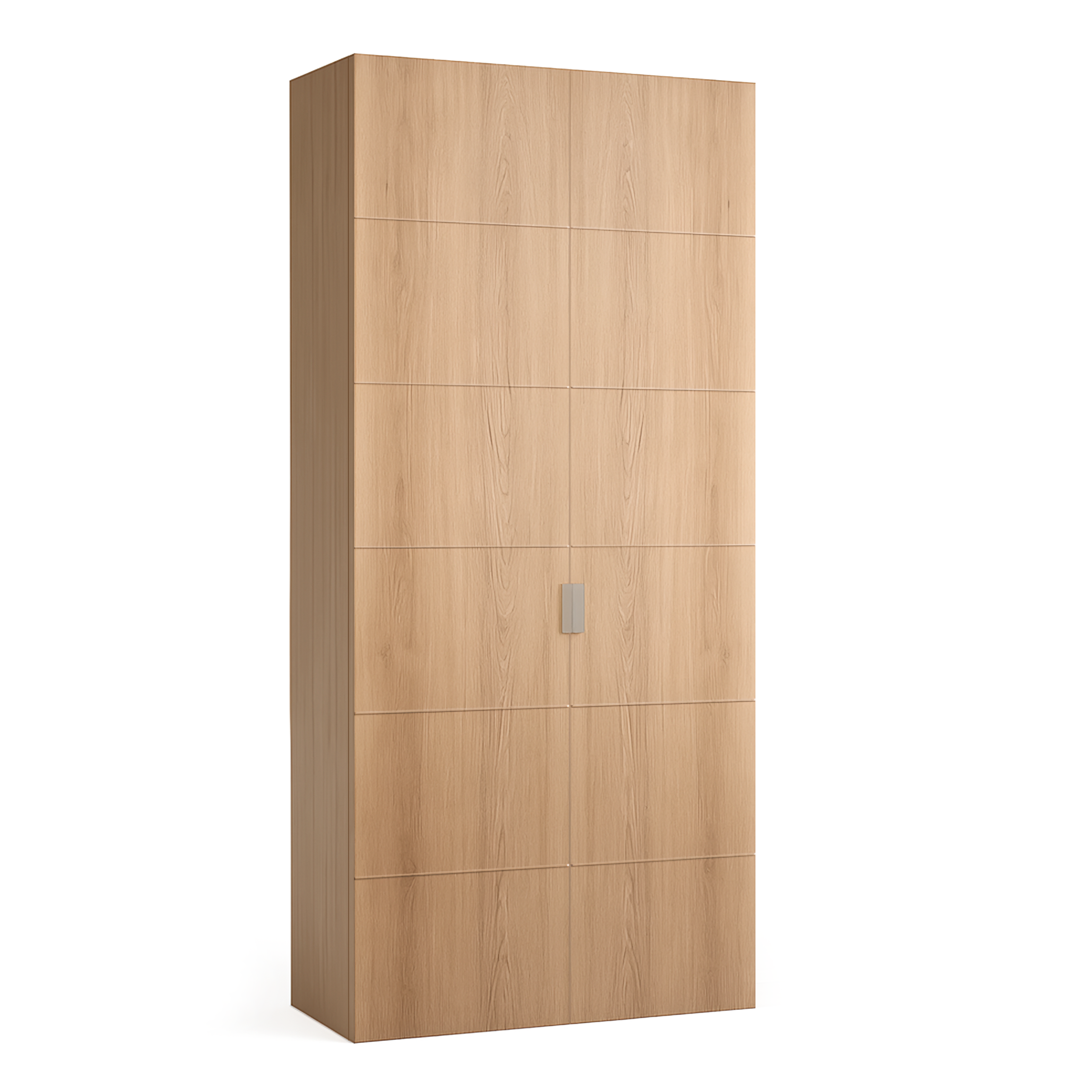 Armario spaceo home 2 puertas abatibles lucerna roble 120x240x60
