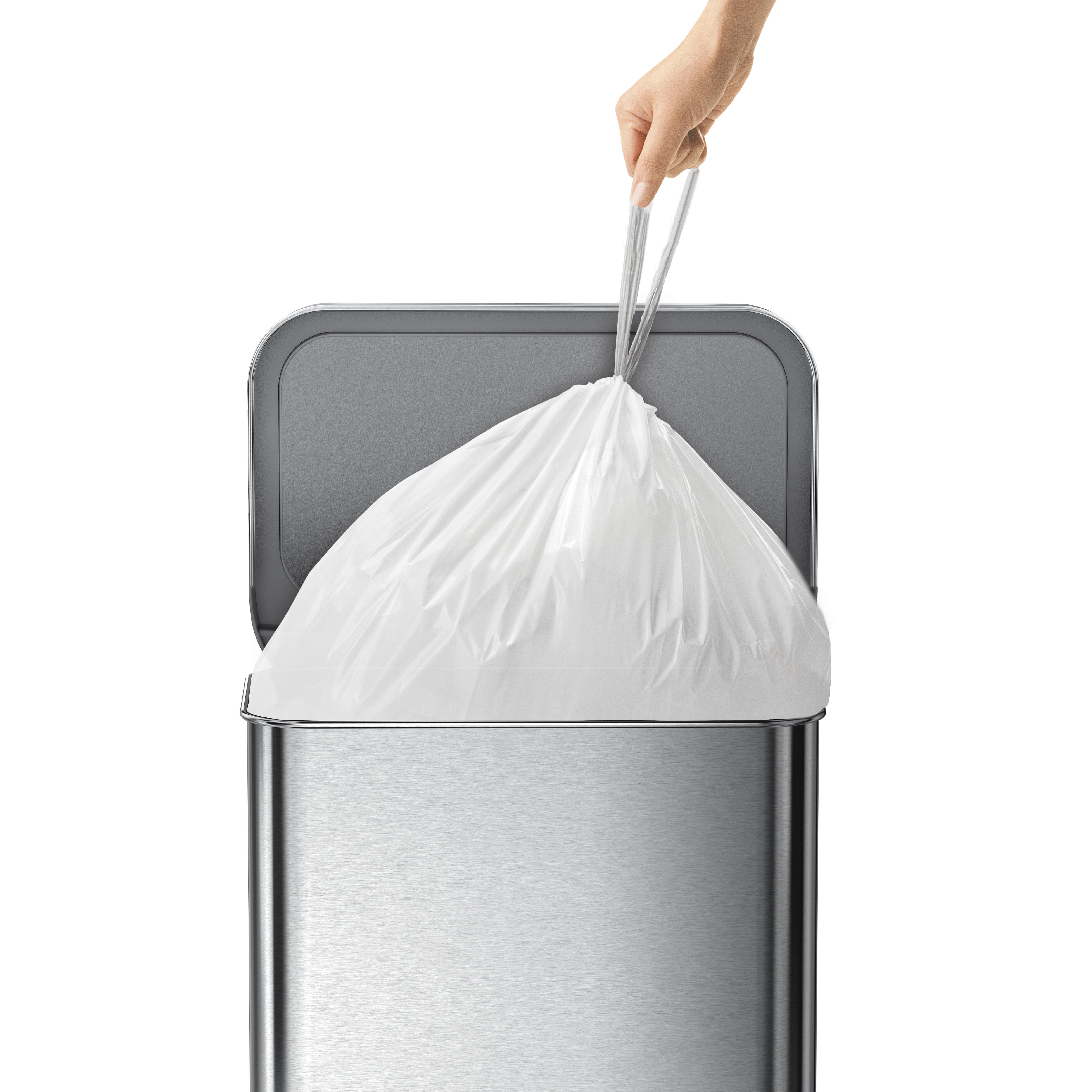 20 sacs-poubelle 45-50L SIMPLEHUMAN Code N blanc - 4