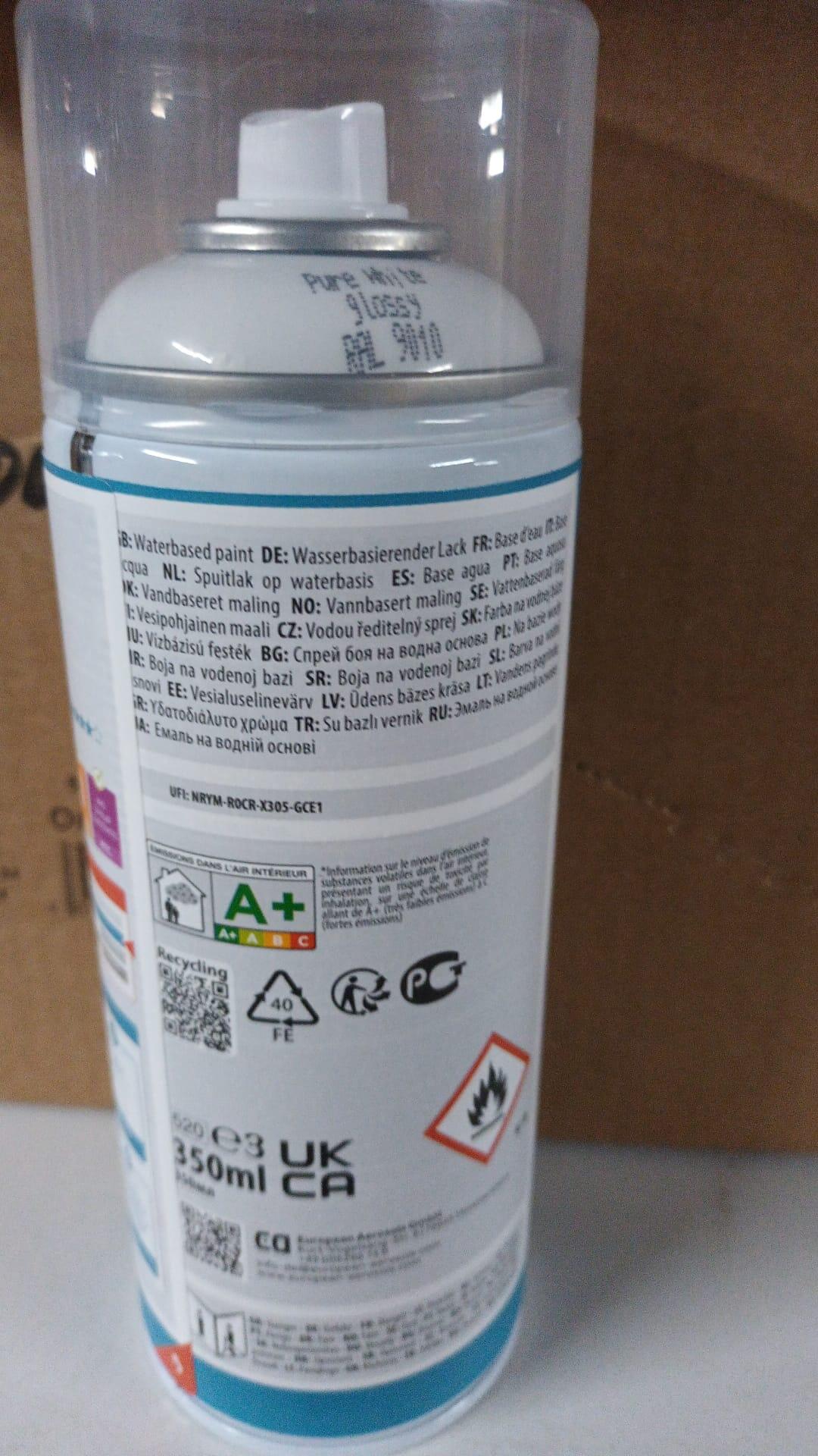 Spray para moveis Aqua brilhante Dupli-Color 350ml branco - 4