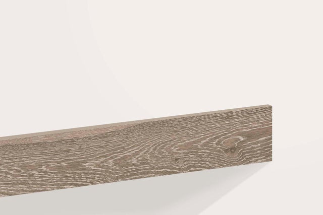 Plinthe Lübeck Placage Noyer - 16x60x2500mm, Moderne, Fixation Multiple