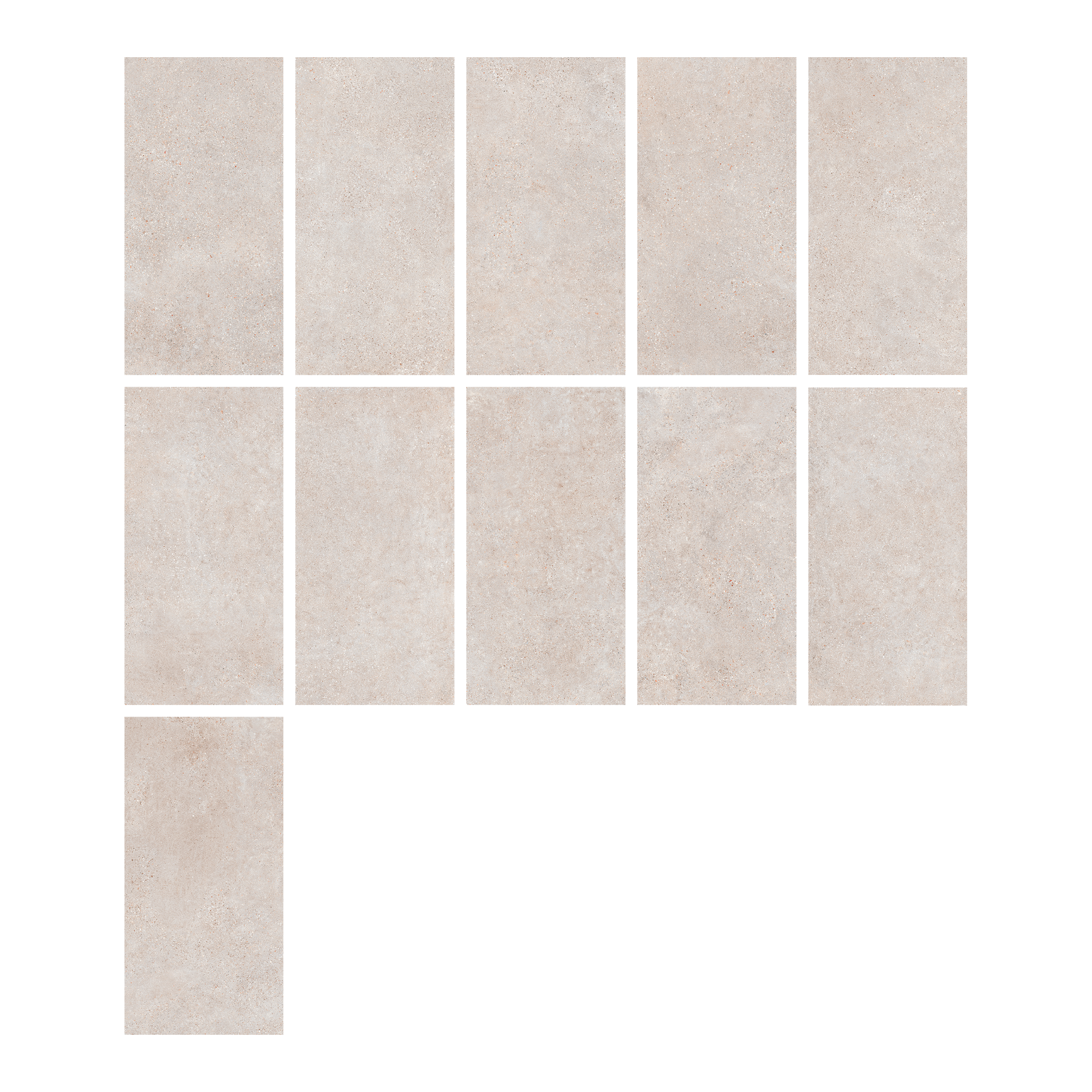 Suelo/Azulejo porcelánico Kirat efecto cemento greige 60x120 cm | Leroy ...