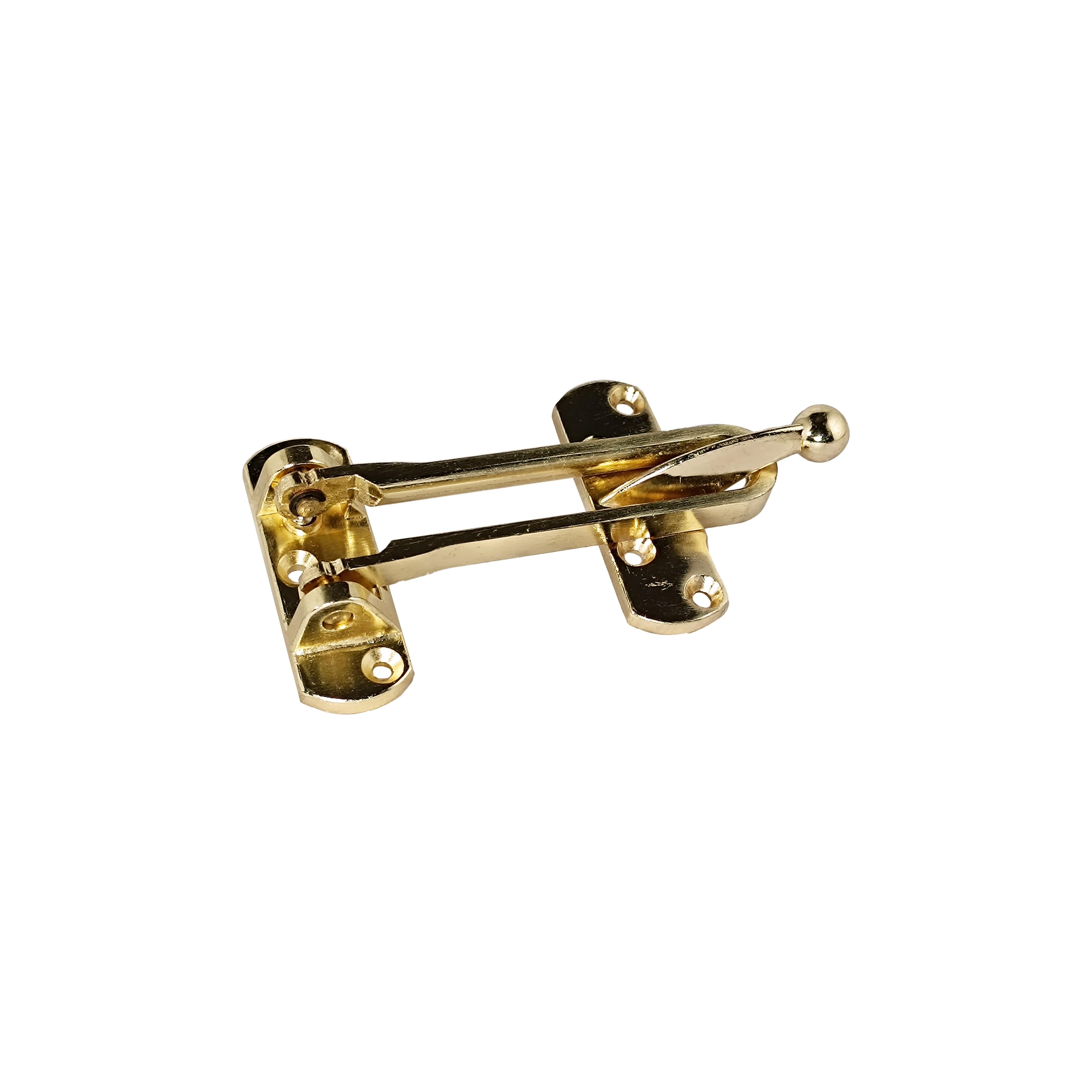 Retenedor dorado de seguridad para puerta