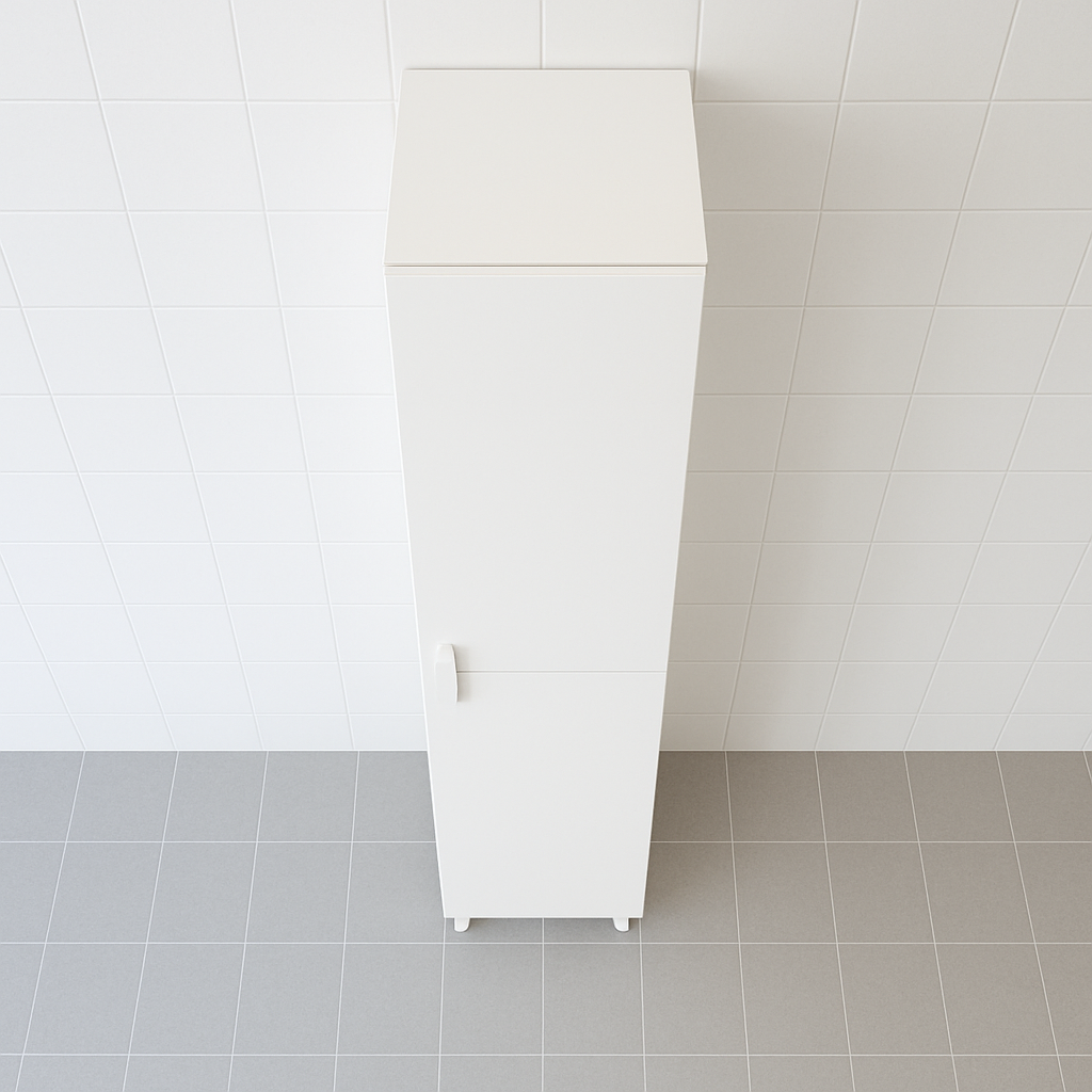 Móvel alto SENSEA EASY 35X32X186CM BRANCO MATE - 8