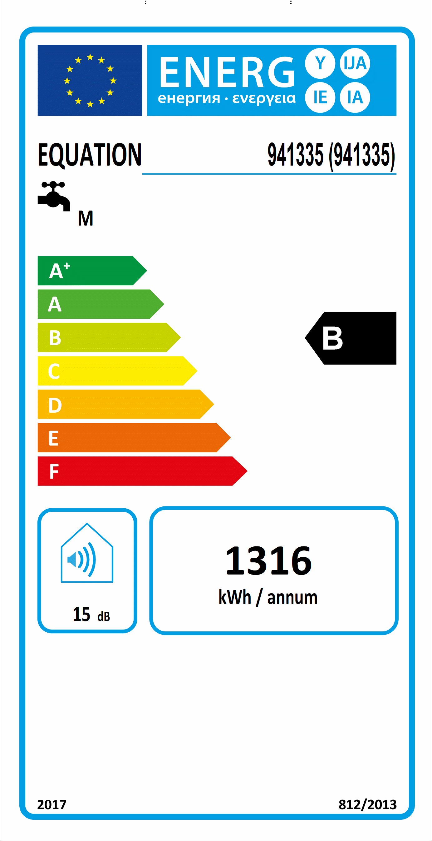 Elektryczny akumulacyjny podgrzewacz wody 50l 941335 Equation - 9