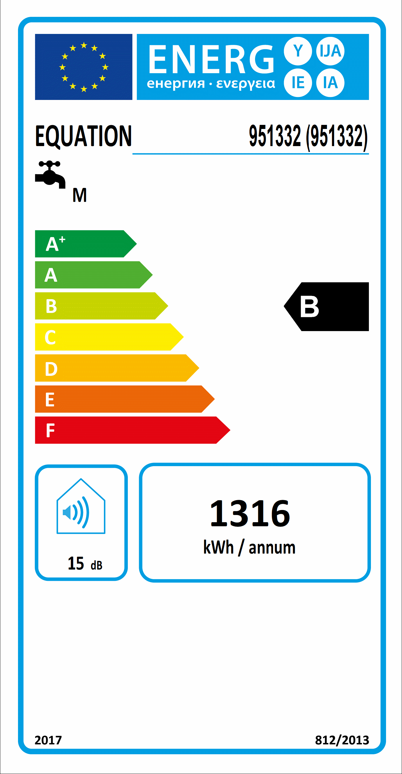 Elektryczny akumulacyjny podgrzewacz wody 75l 951332 Equation - 9