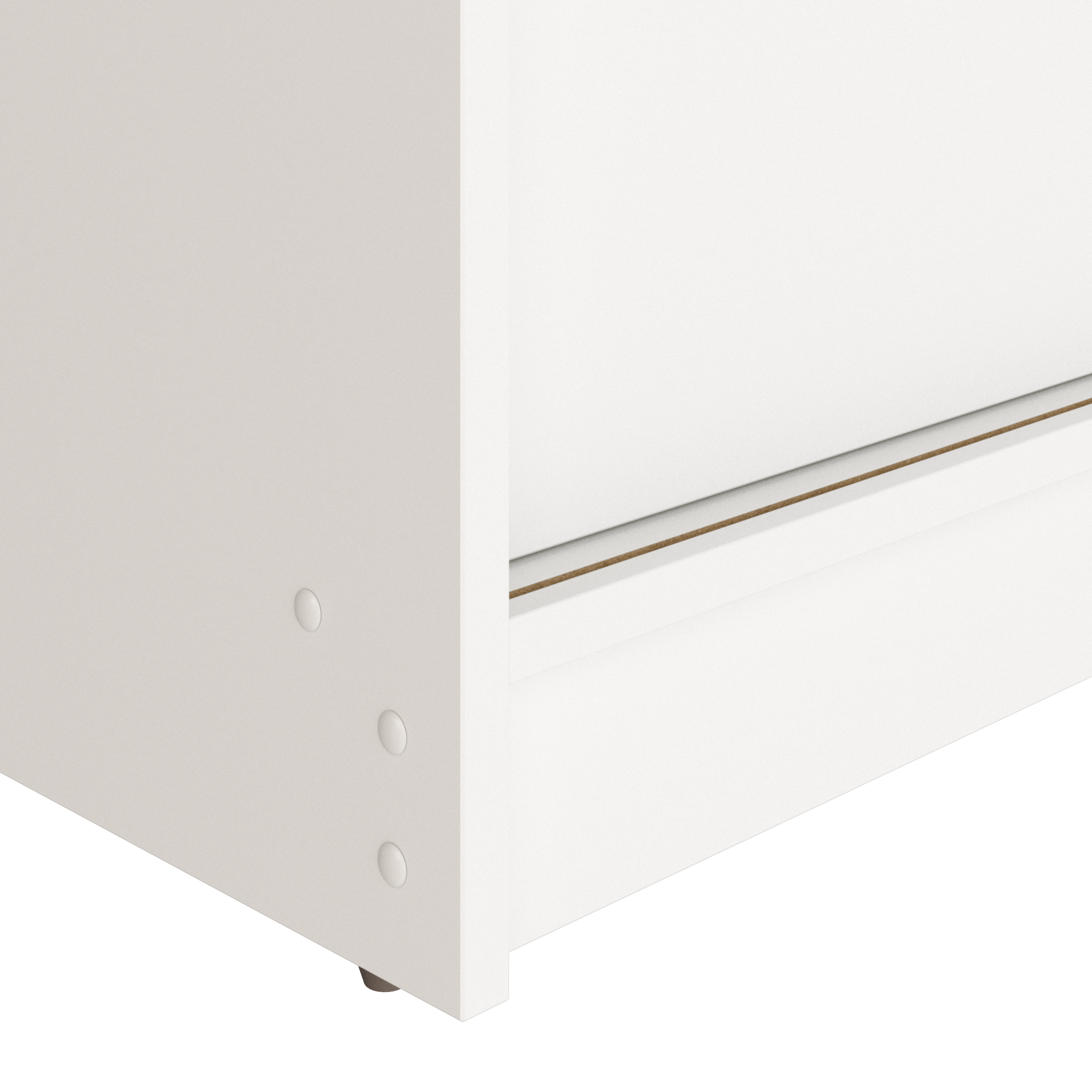 Roupeiro em kit 2 PORTAS DE CORRER 100X50X200CM BRANCO - 6