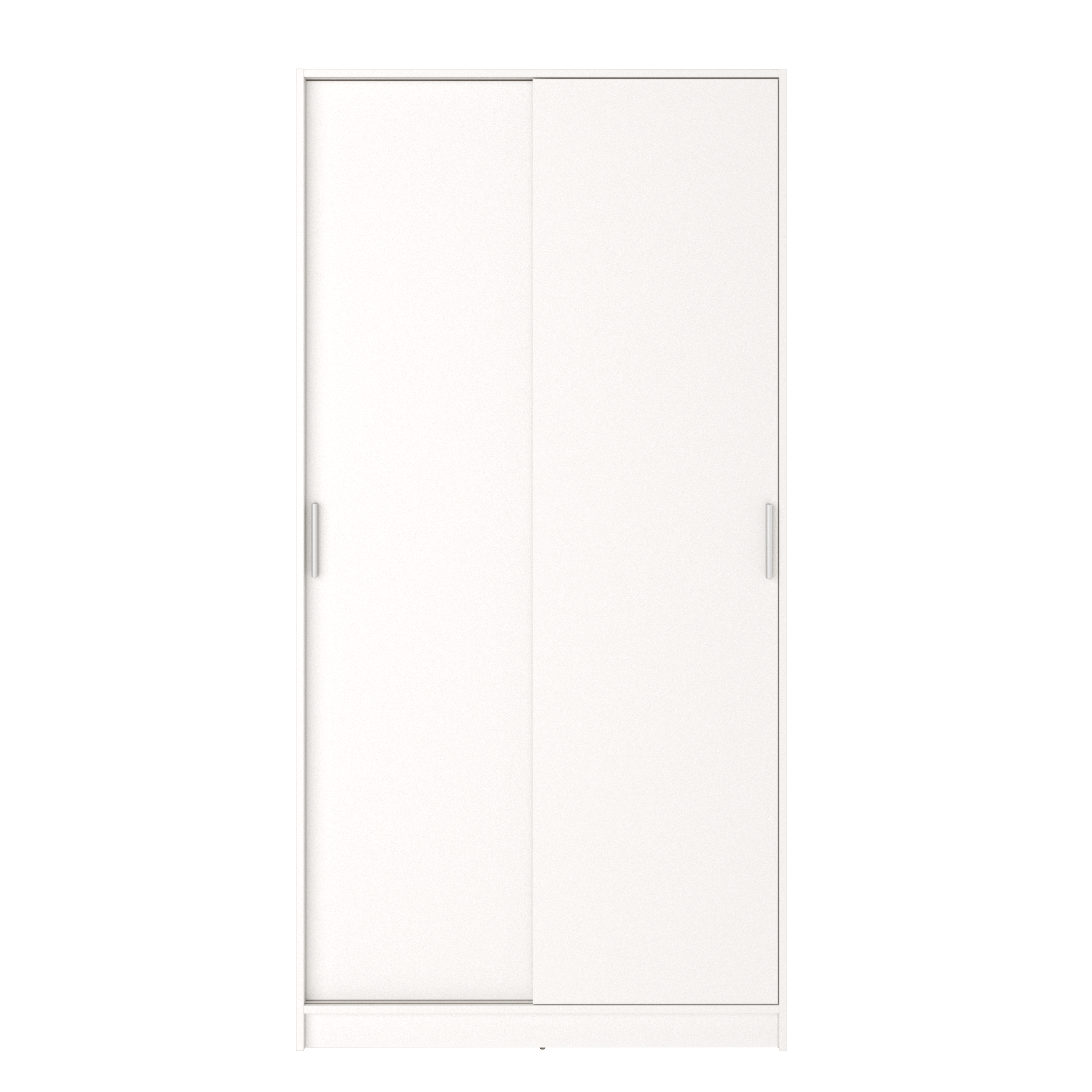 Roupeiro em kit 2 PORTAS DE CORRER 100X50X200CM BRANCO - 13
