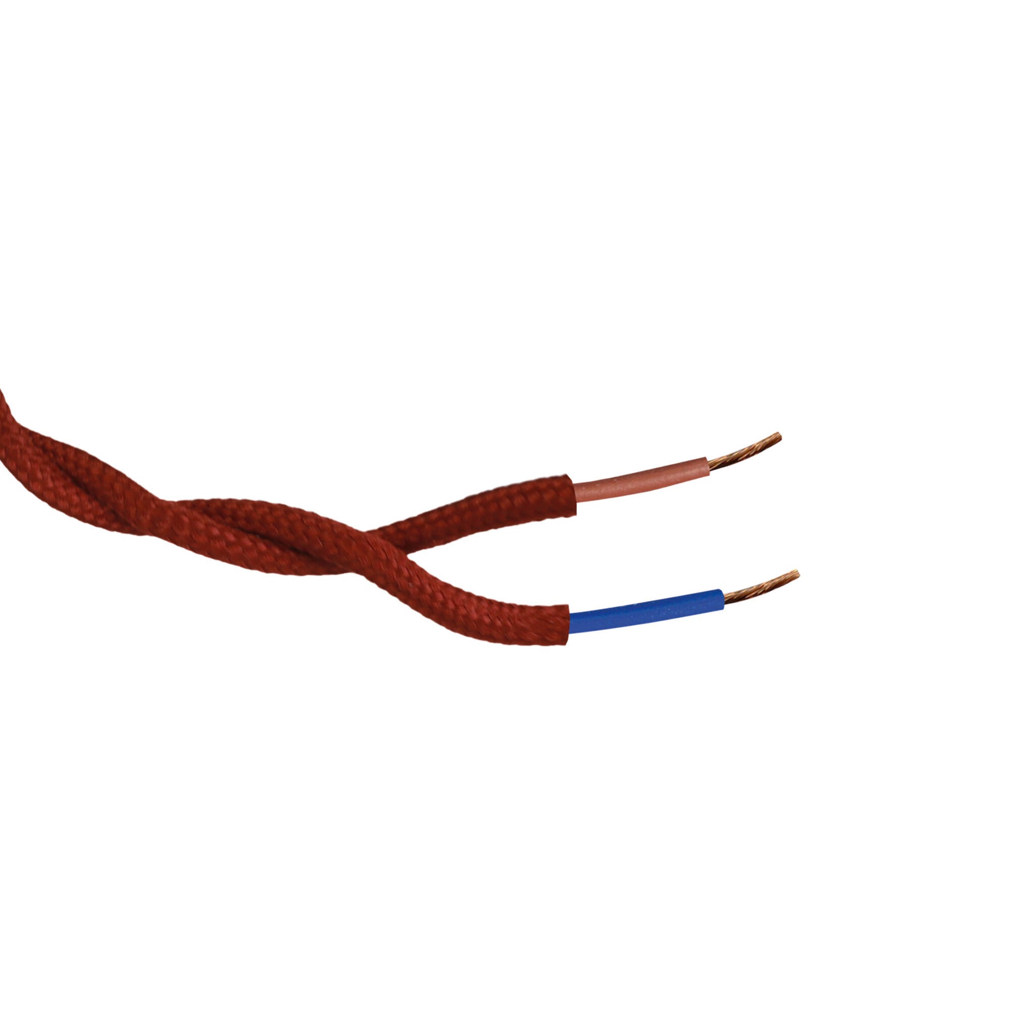 Câble torsade 074260, TIBELEC rouge, 30 cm - 3