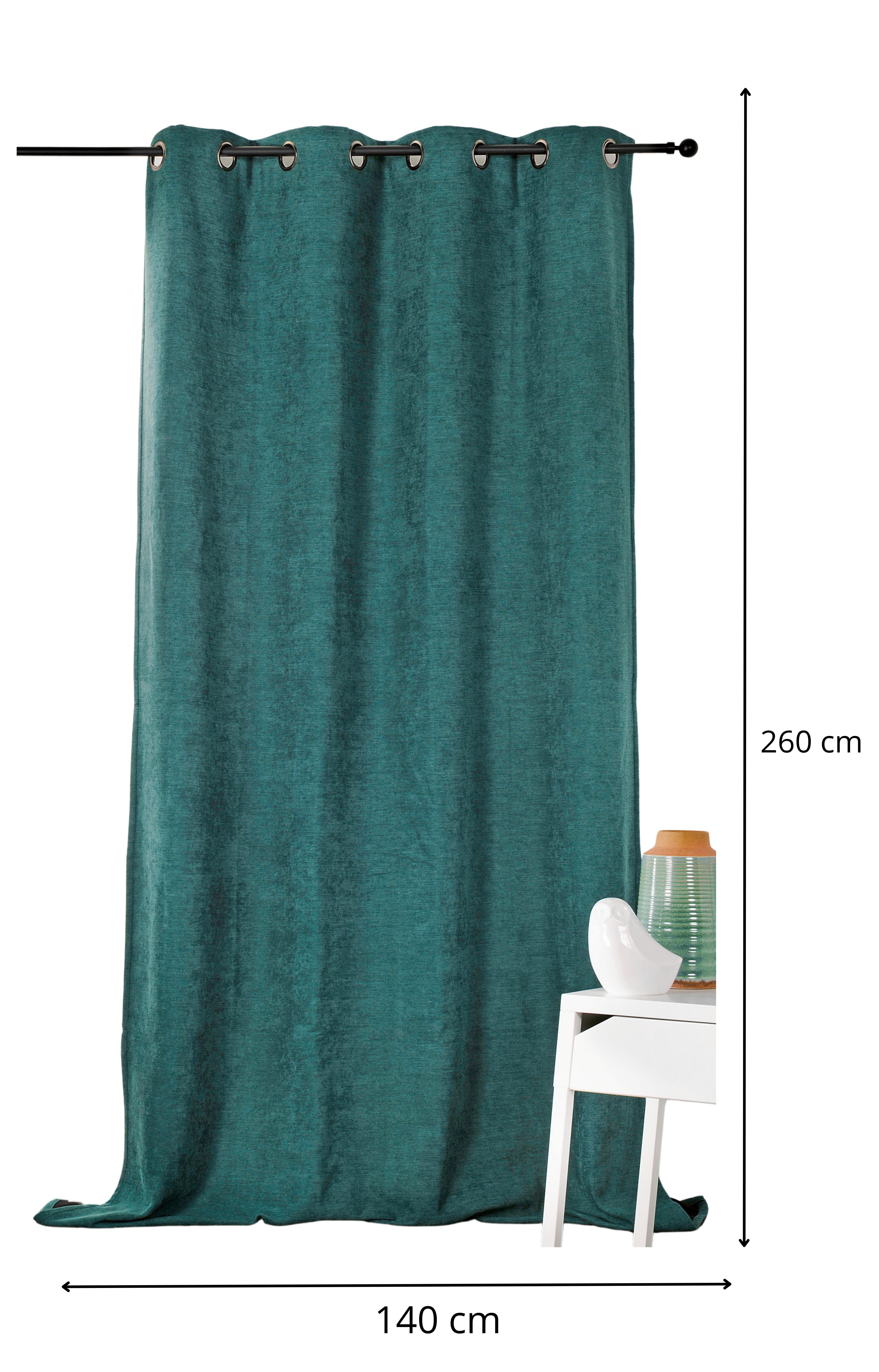 Tenda Alaska verde celadon, termico, occhiello 140x260 cm LINDER - 5