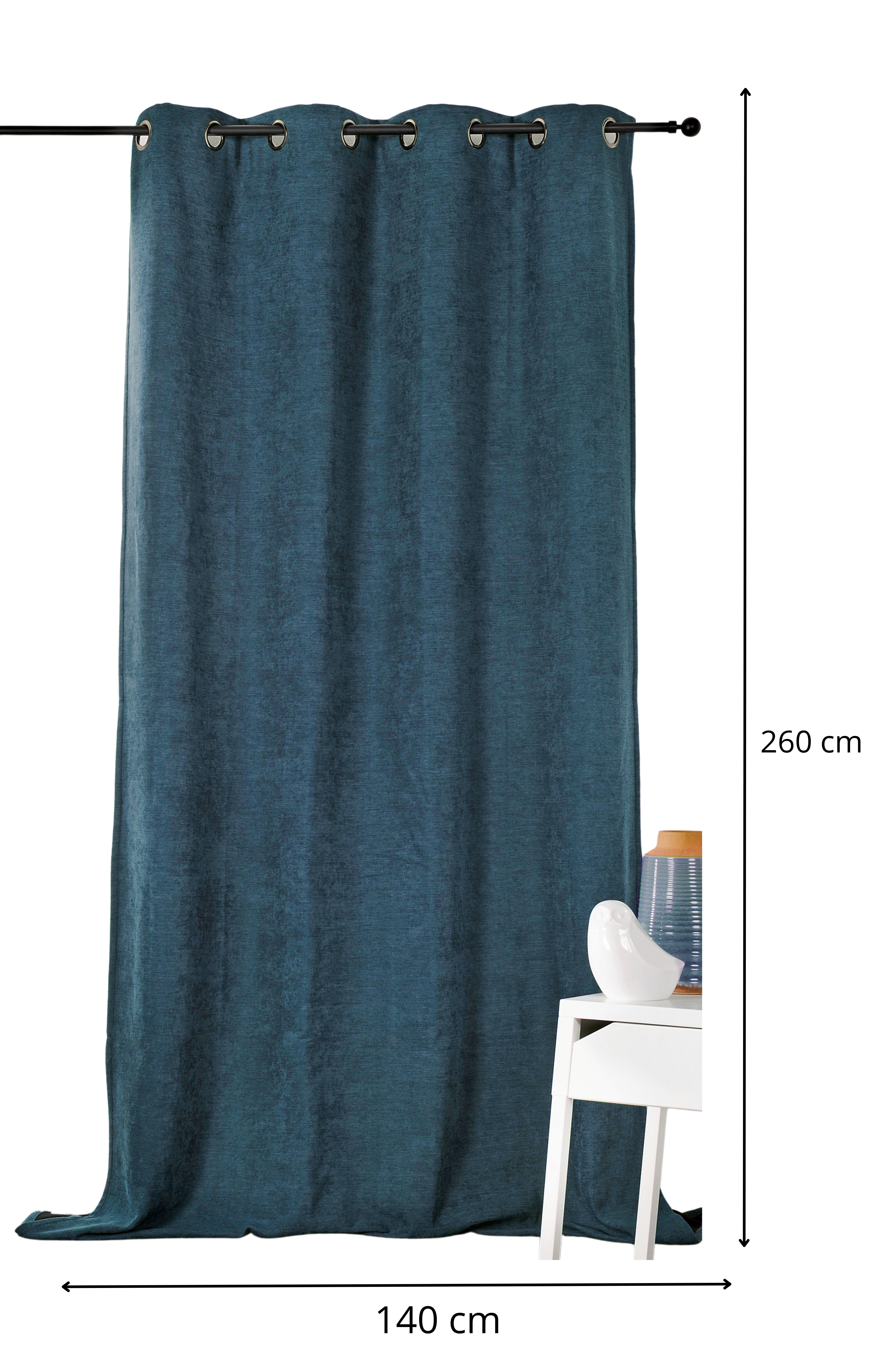 Tenda Alaska blu navy, occhiello 140x260 cm LINDER - 5
