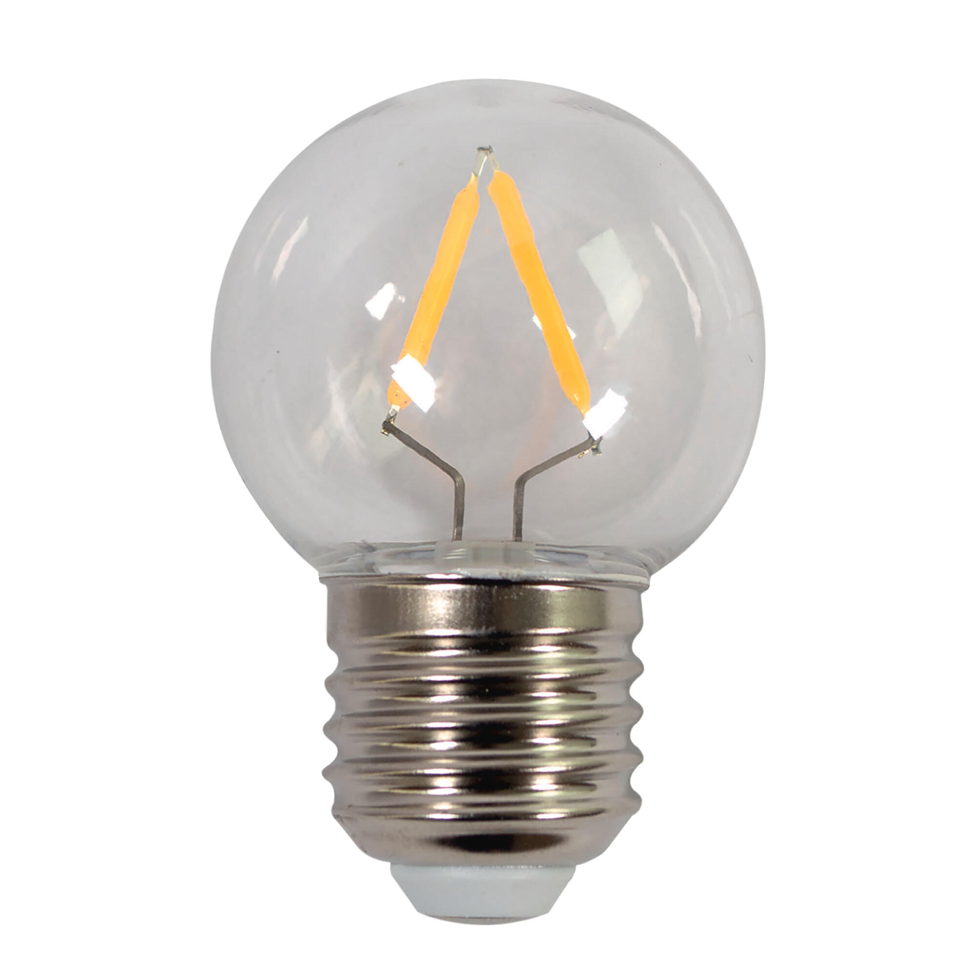 Lot de 5 ampoules led à filament E27, 130Lm = 18W, TIBELEC - 4