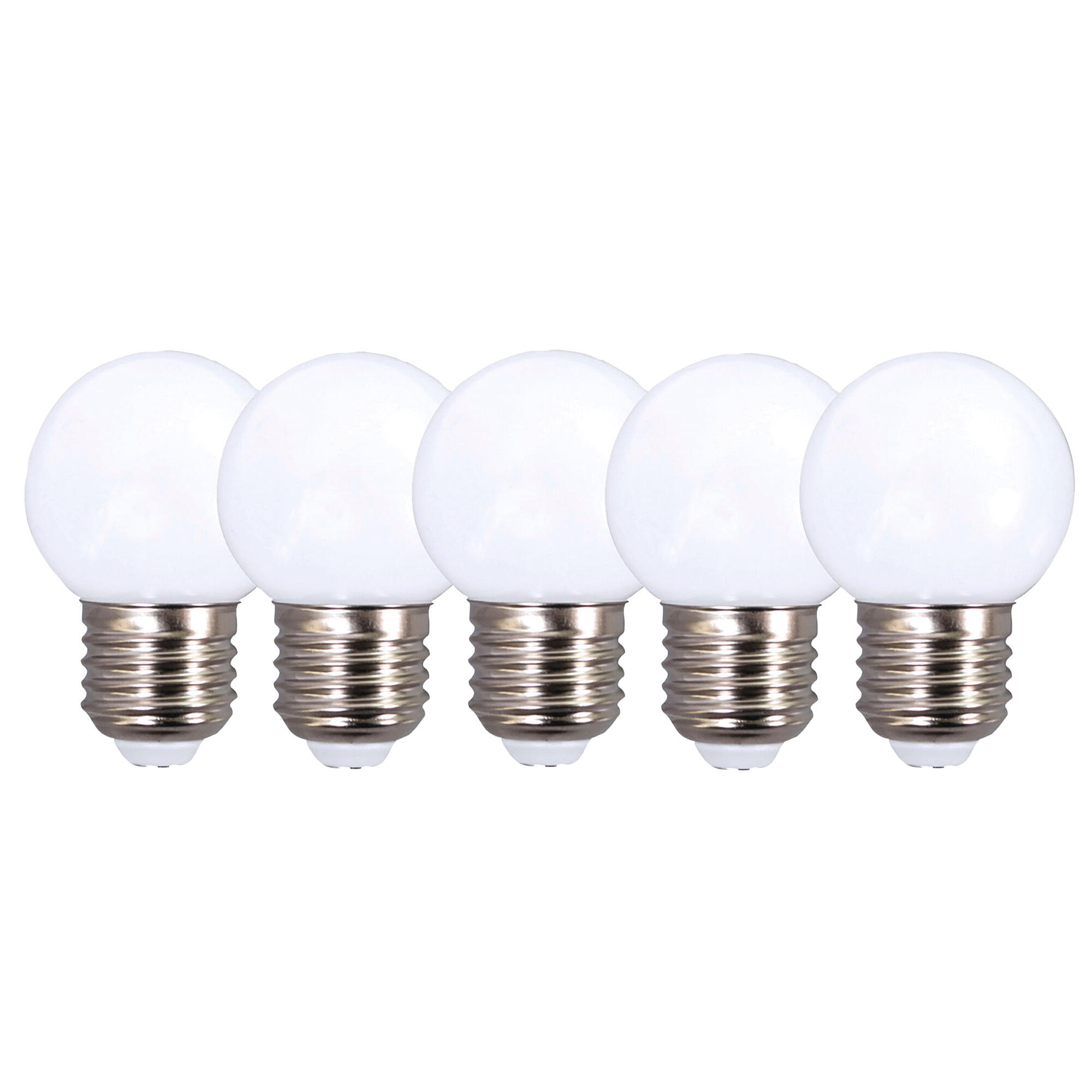 Lot de 5 ampoules led E27, 50Lm = 7W, TIBELEC | Leroy Merlin