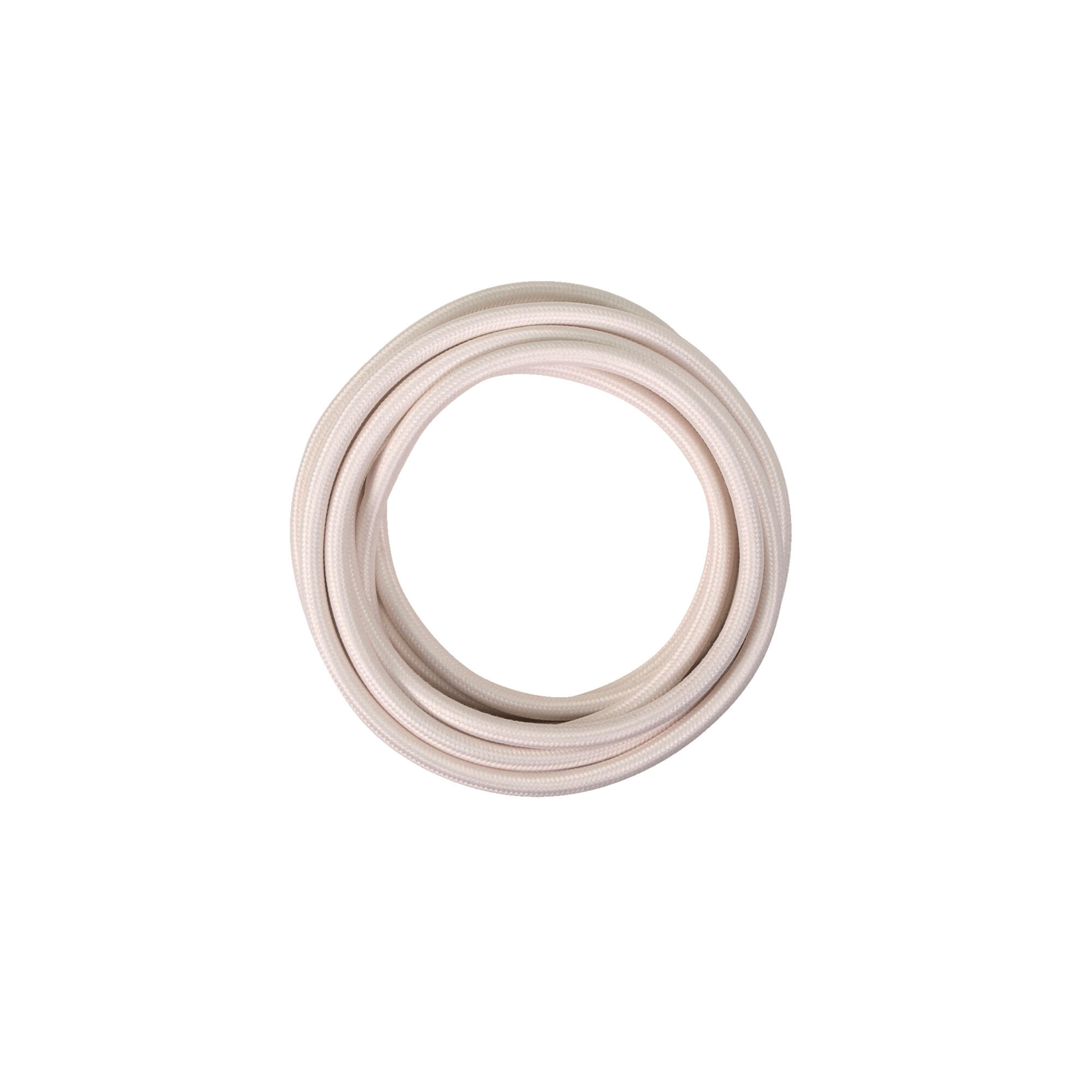 Câble tissu rond 2x0.75mm2 3m rose ballerine - 3