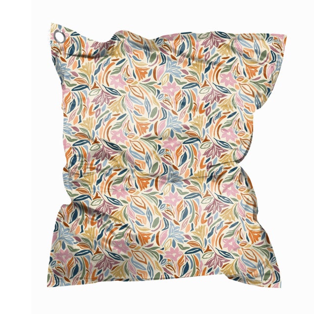 Pouf Alma, multicouleur l.130 x L.110 x H.20 cm