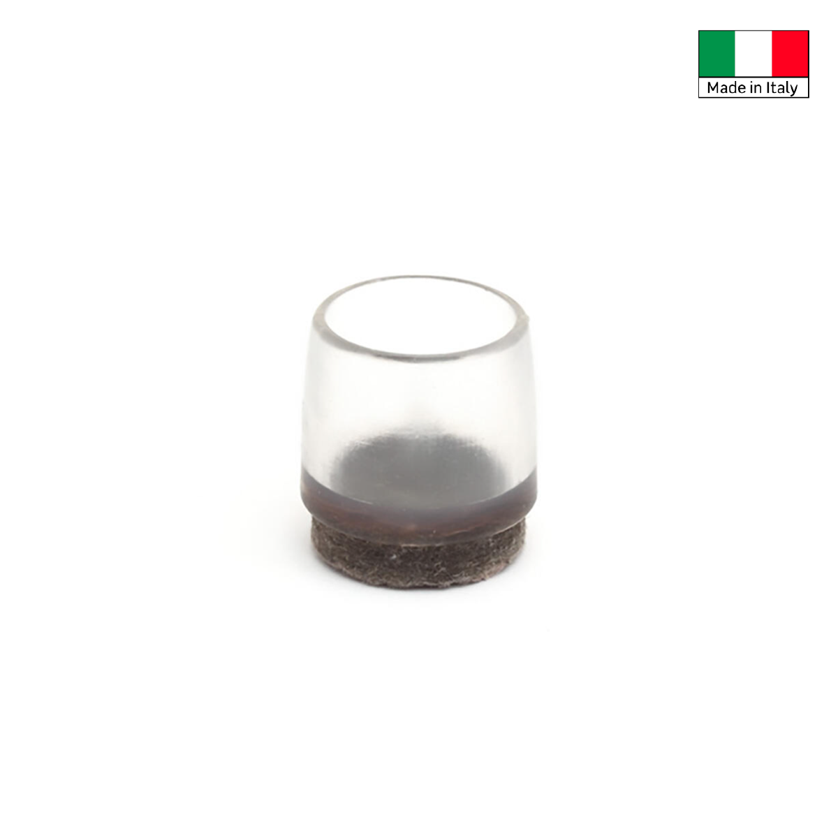 Sottopiede per mobile tondo CLFEL 8/16 in pvc Trasparente Ø 16 x H 20 mm, 8 pezzi - 7