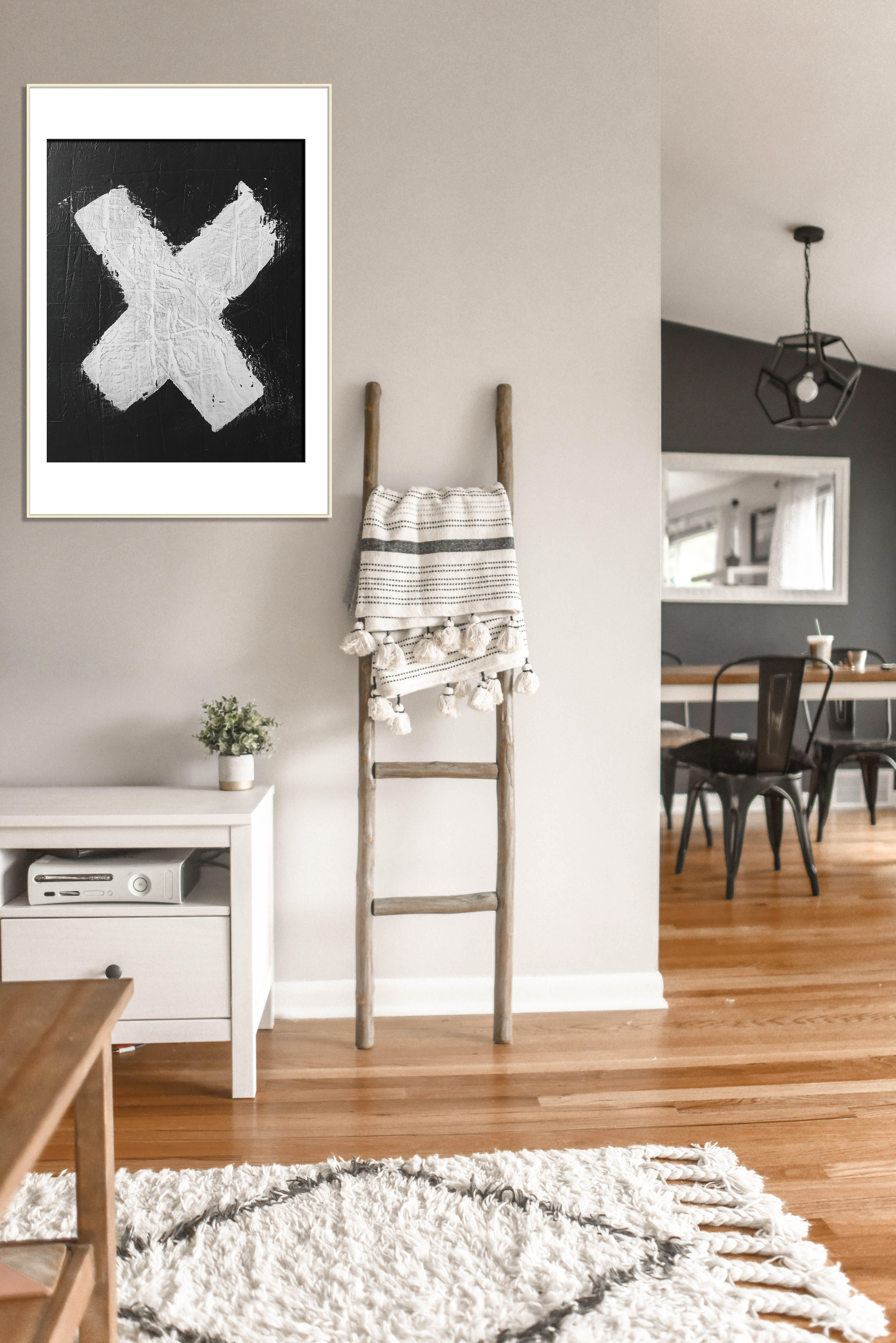 Cornice 70x100 cm in alluminio dorato opaco Accent - 3