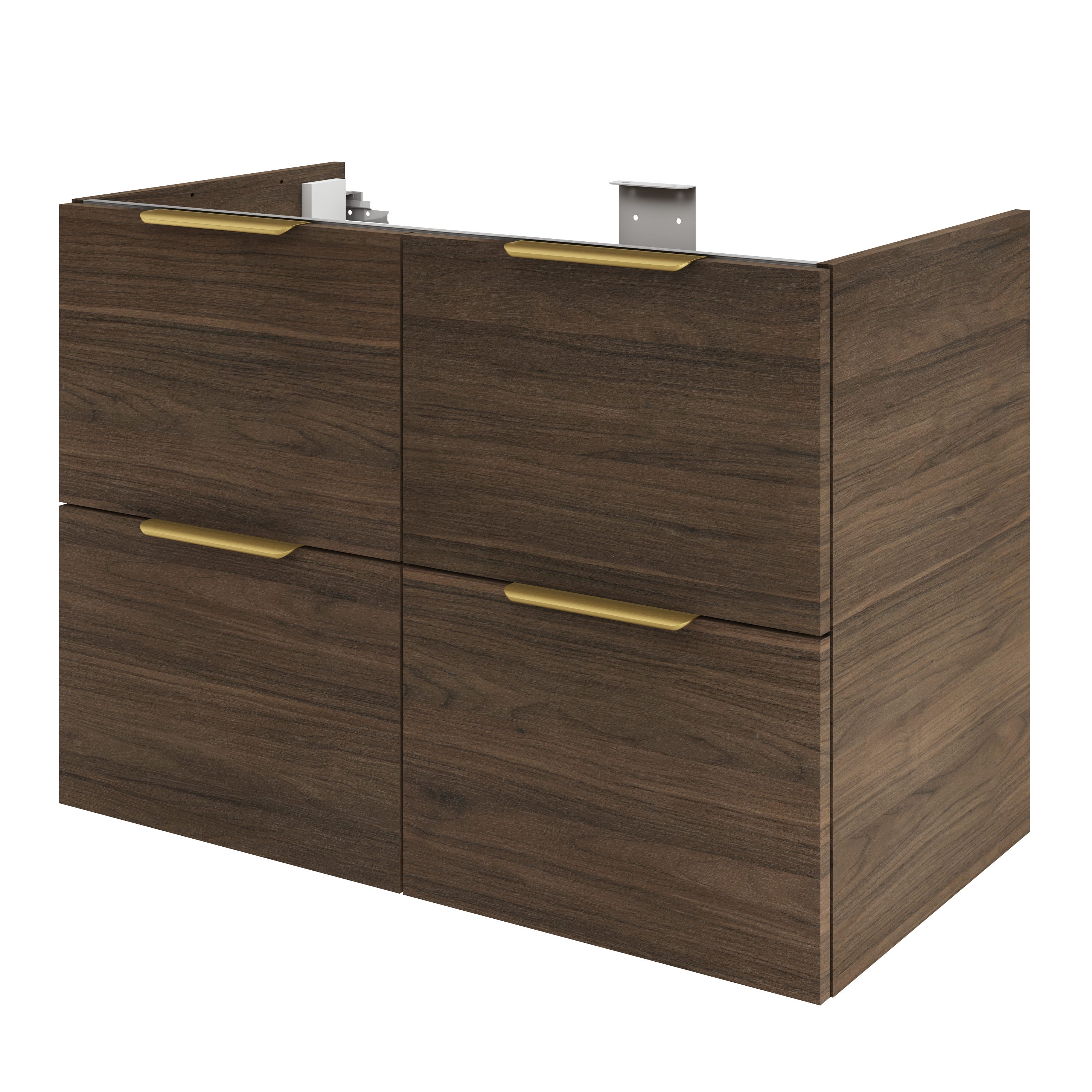 Meuble De Salle De Bains L 90 X H 64 X P 48 Cm Effet Noyer Neo Line meuble-de-salle-de-bains-l-90-x-h-64-x-p-48-cm-effet-noyer-neo-line