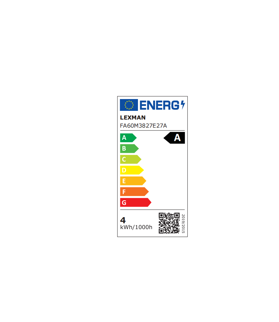 Bombilla LED filamento E27 clase A (mayor ahorro energético) 806 lúmenes 3.8W color de la luz blanco cálido 2700K CRI 89-80 luz natural y fiel - 5