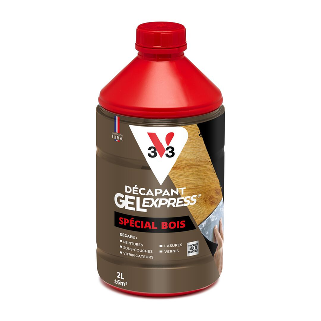 Décapant bois Gel express V33