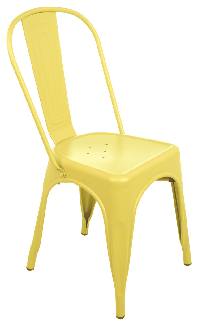 Cadeira de metal SOHO AMARELO