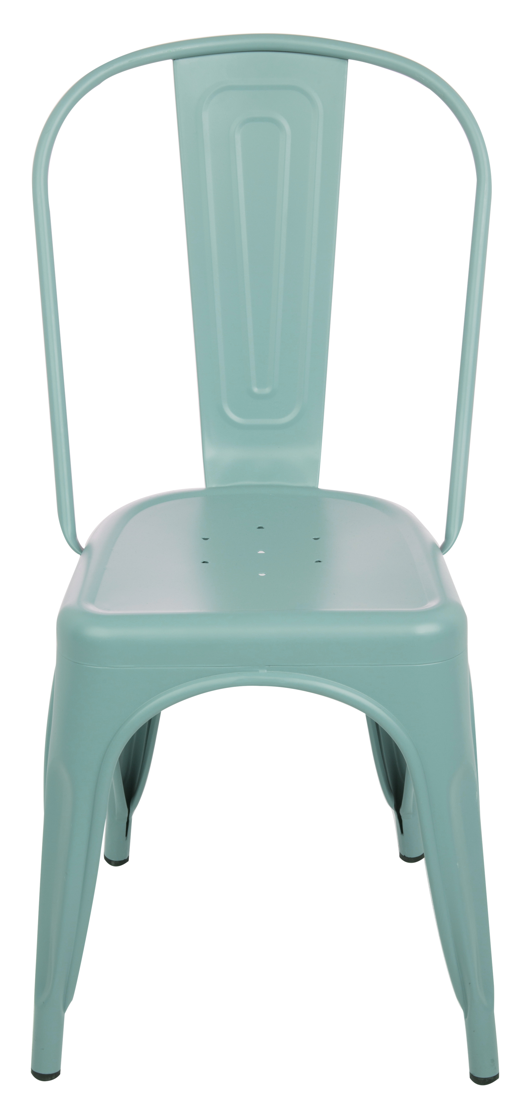 Cadeira de metal SOHO AZUL AQUA - 11