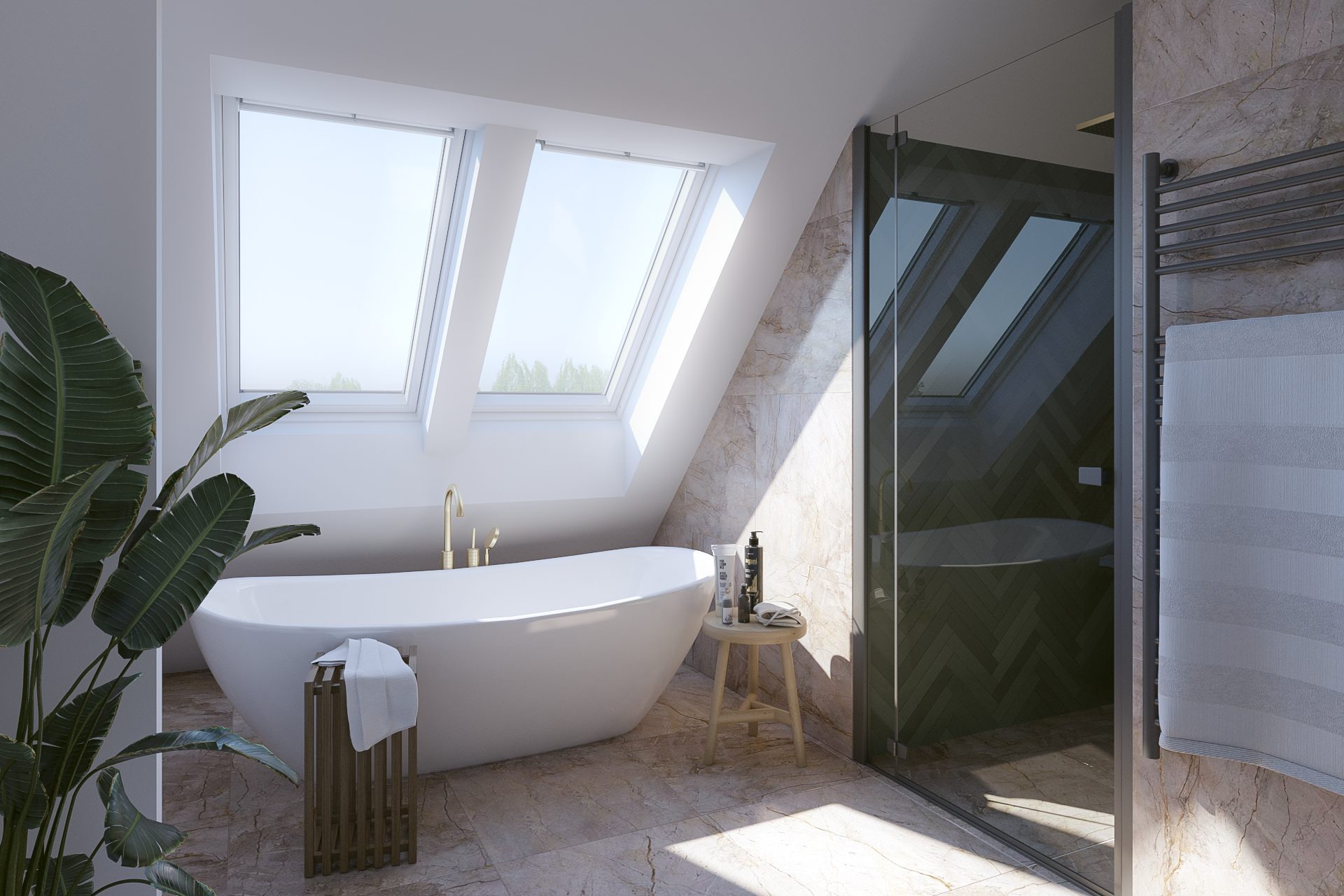 Fenêtre de toit VELUX GFL MK04 3054 + STORE MHL - 4