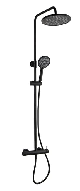 COLUMNA DE DUCHA MONOMANDO DUAL NEGRO - 1