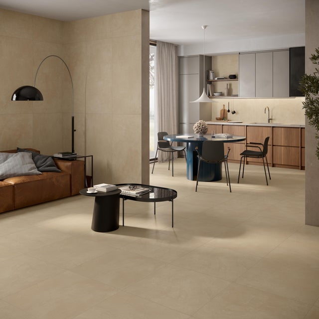Piastrella da pavimento interno ed esterno in gres porcellanato 60 x 120 cm rettificato marigold opaco Lexington R10 traffico intenso (pei 4/5) Sp. 9 mm 1.44 mq