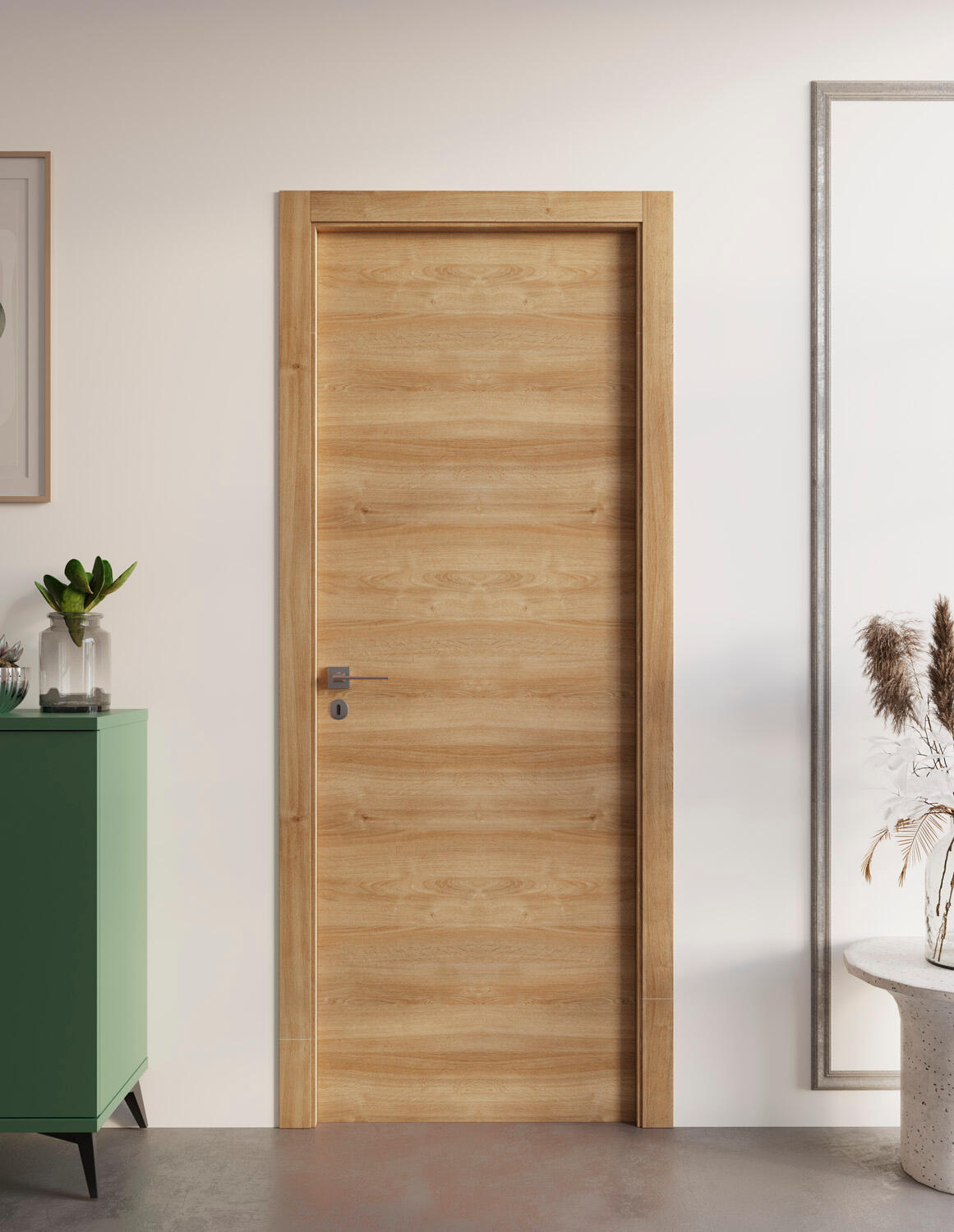 Bloco de porta cega EVORA 75x200 reversível carvalho natural 053 - 3