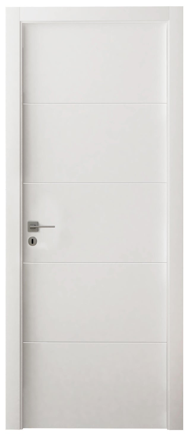 Bloco de porta interior HOLANDA BRANCA 70X200CM REVERSIVEL com guarnições