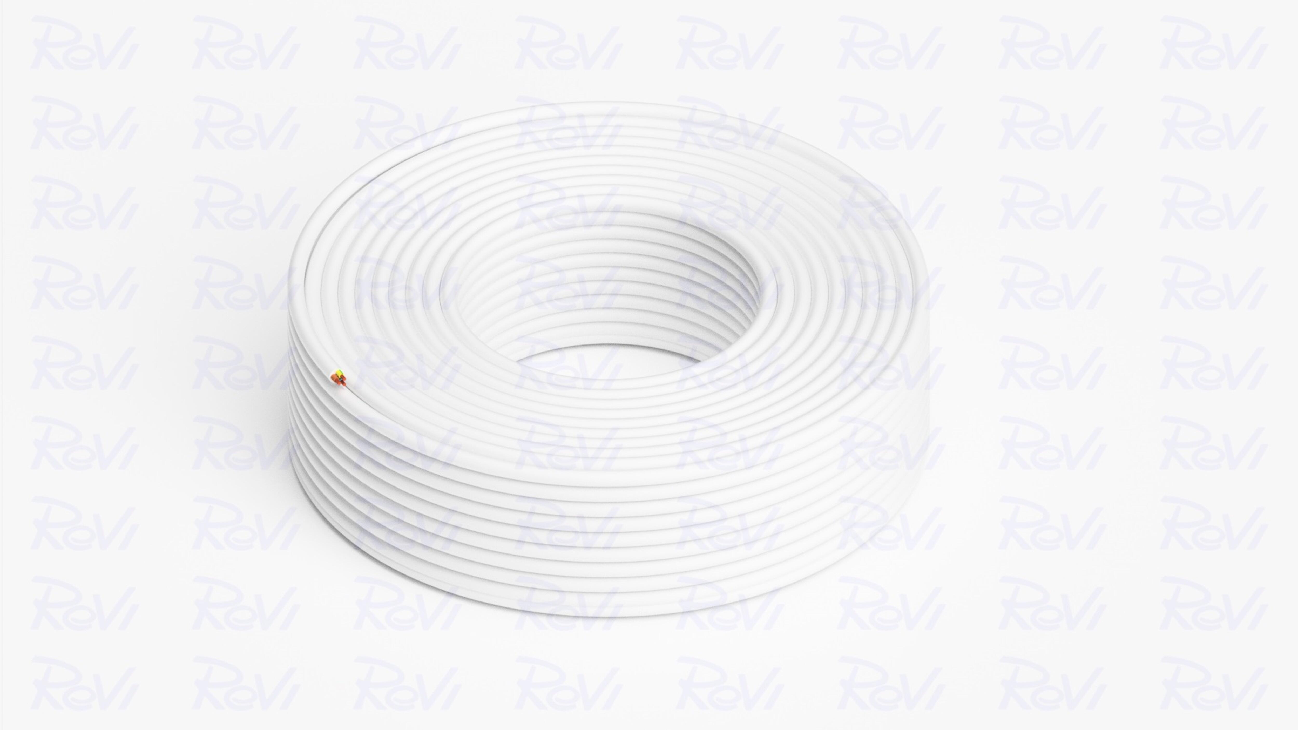 CABLE ELECTRICO H05VV-F 3G 2.5MM2 BLANCO 100M - 3