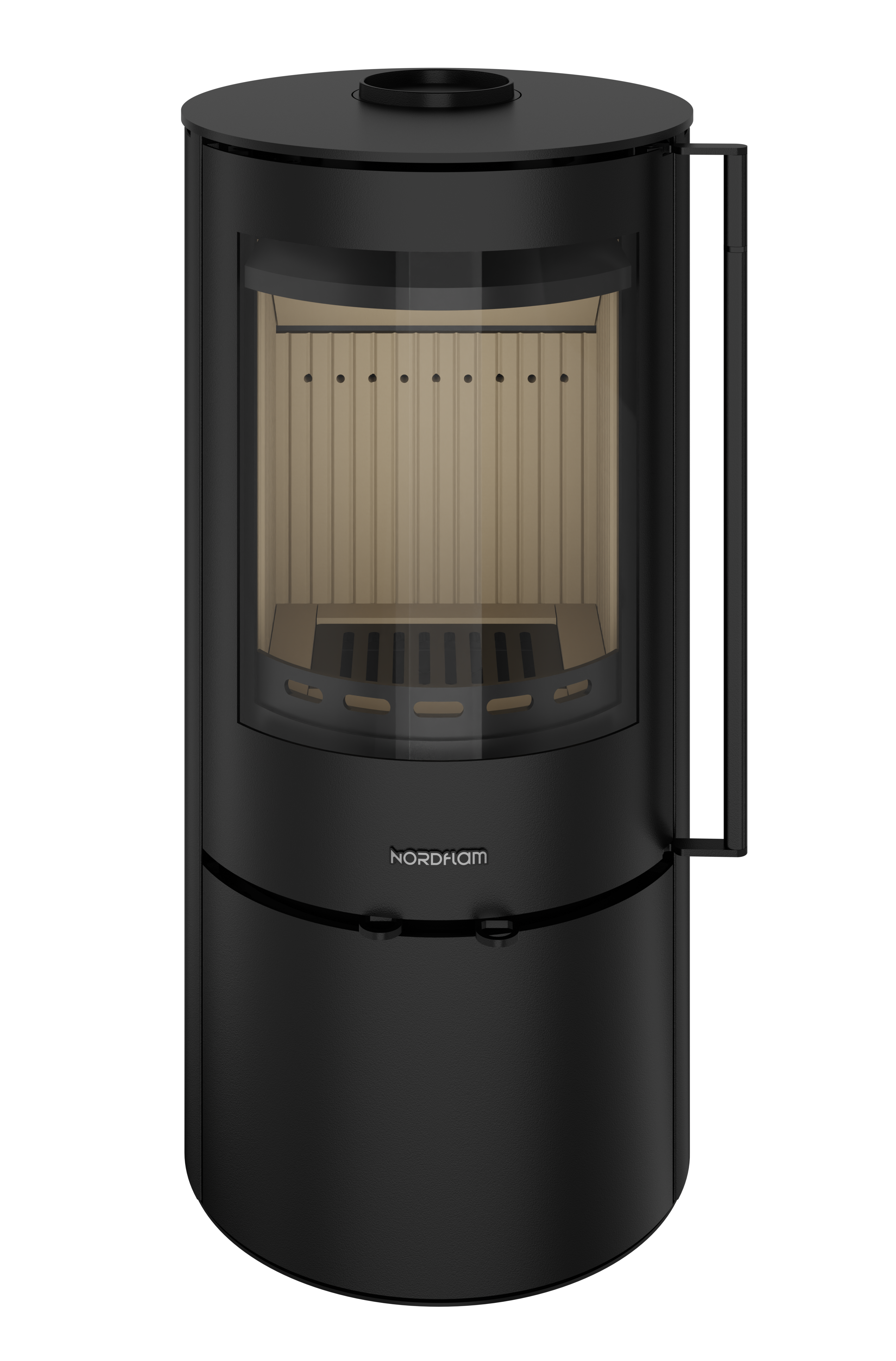 Piec kominkowy ALTA Czarny 5 KW NORDFLAM