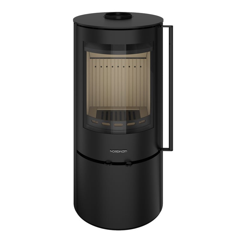 Piec kominkowy ALTA Czarny 5 KW NORDFLAM