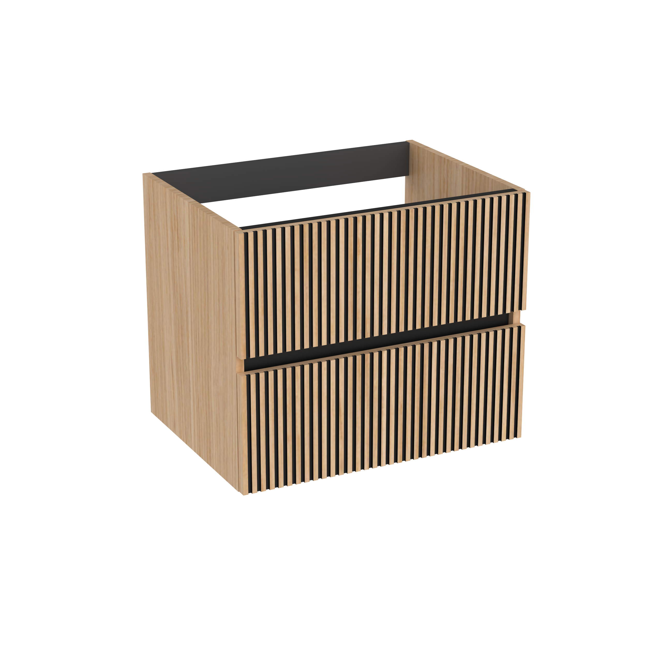 MUEBLE DE BAÑO NOVA GEO ALISTONADO 60CM ROBLE CLARO - 3