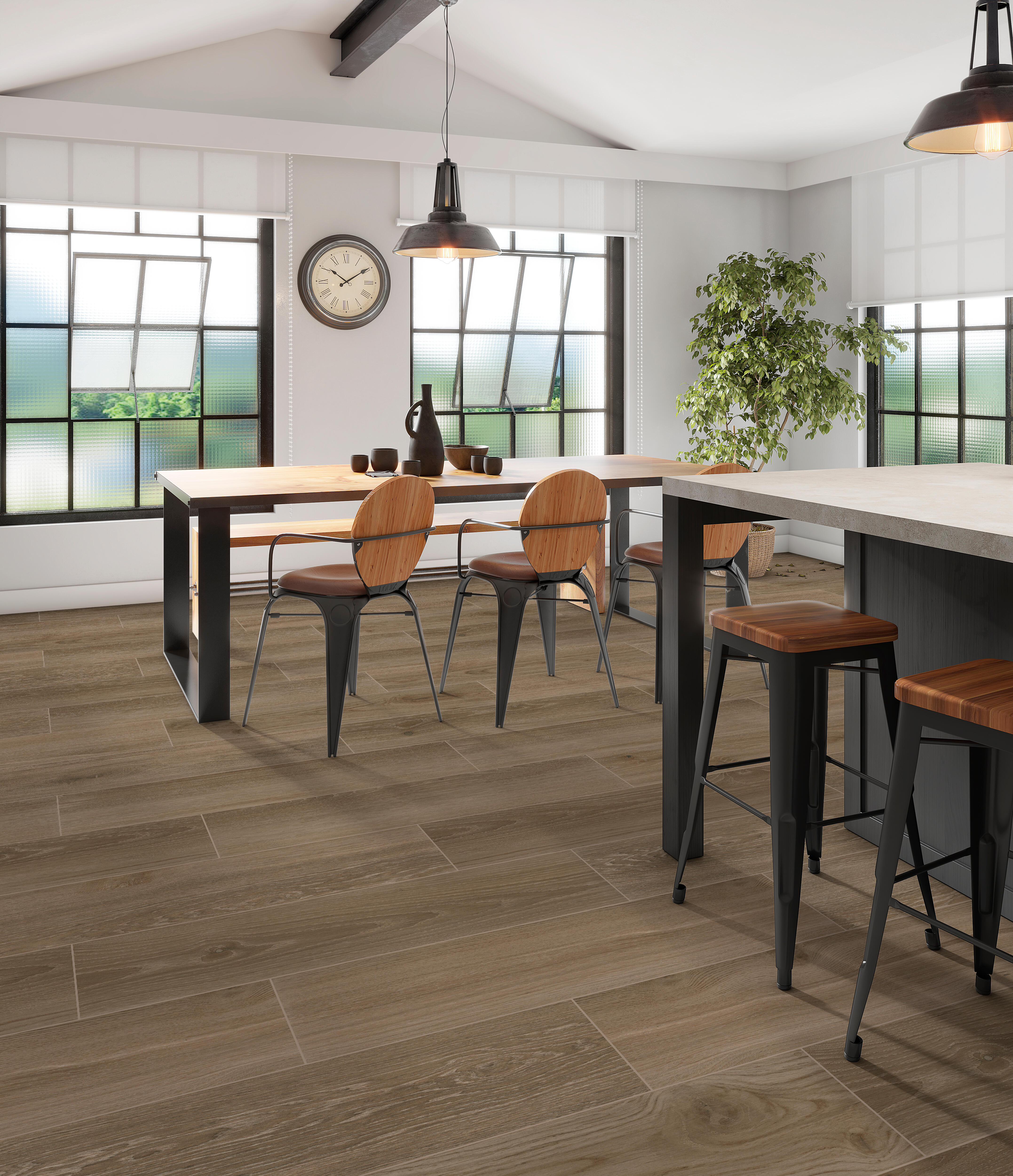 SUELO PORCELÁNICO 24X88CM RUPIT ROBLE - 2