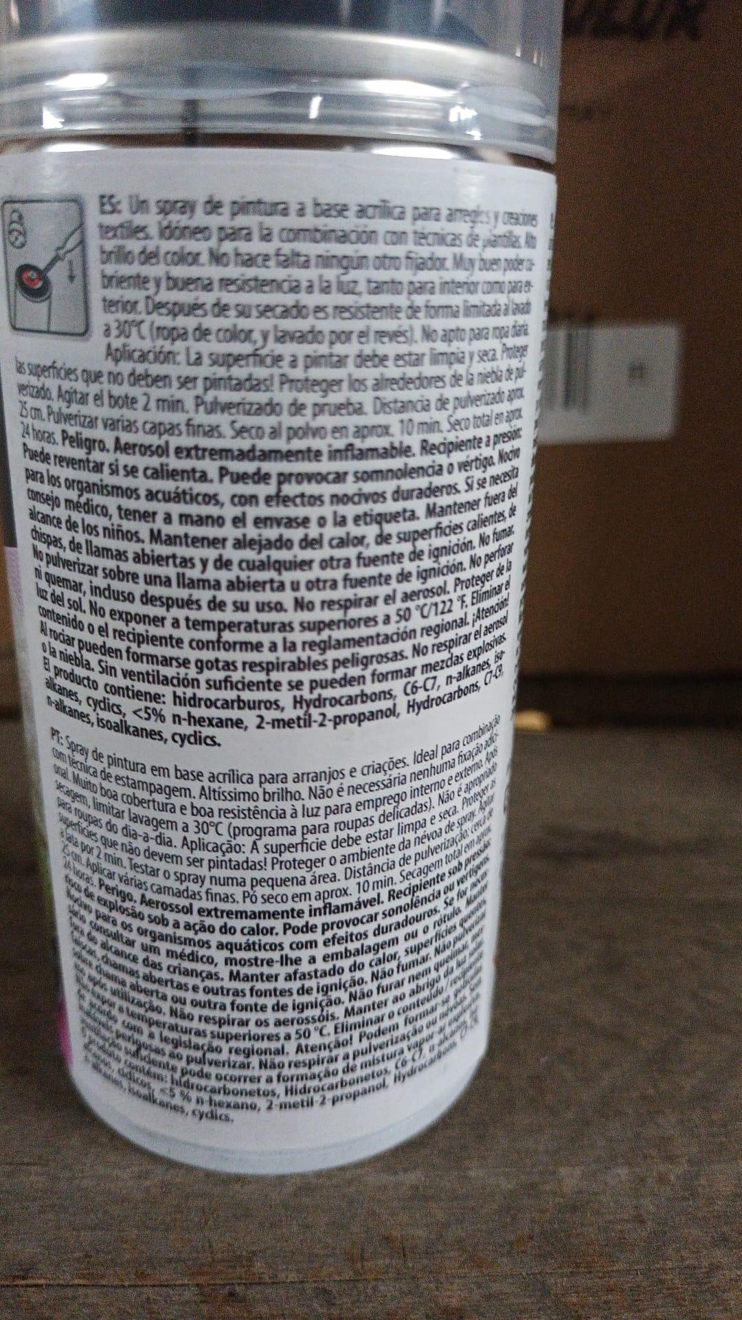 Spray para tecidos Dupli-color 150ml preto - 2