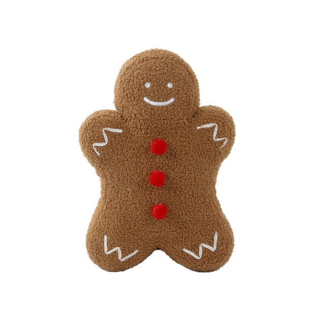 Coussin Mister, marron l.29 x L.34 cm