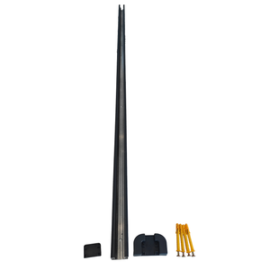 STAFFA A 90°PER ESTERNI LARGE MARRONE cod. ST-90