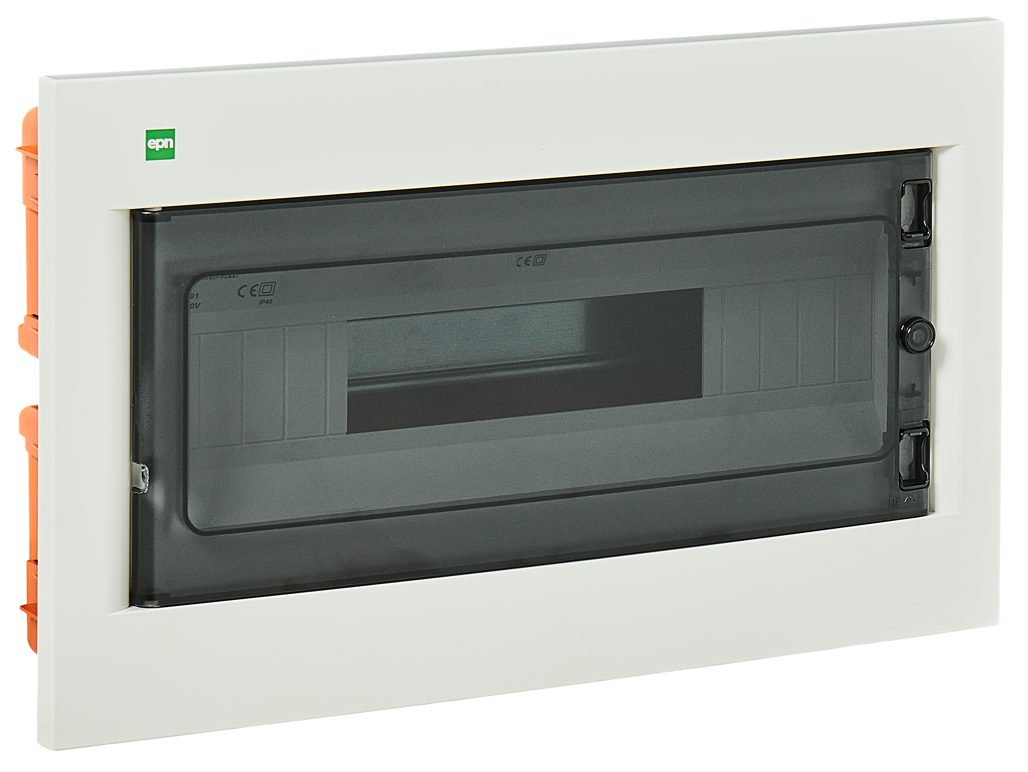 Rozdzielnica podtynkowa IP40 18 modułów panel przezroczysty serii Areo ELEKTRO-PLAST