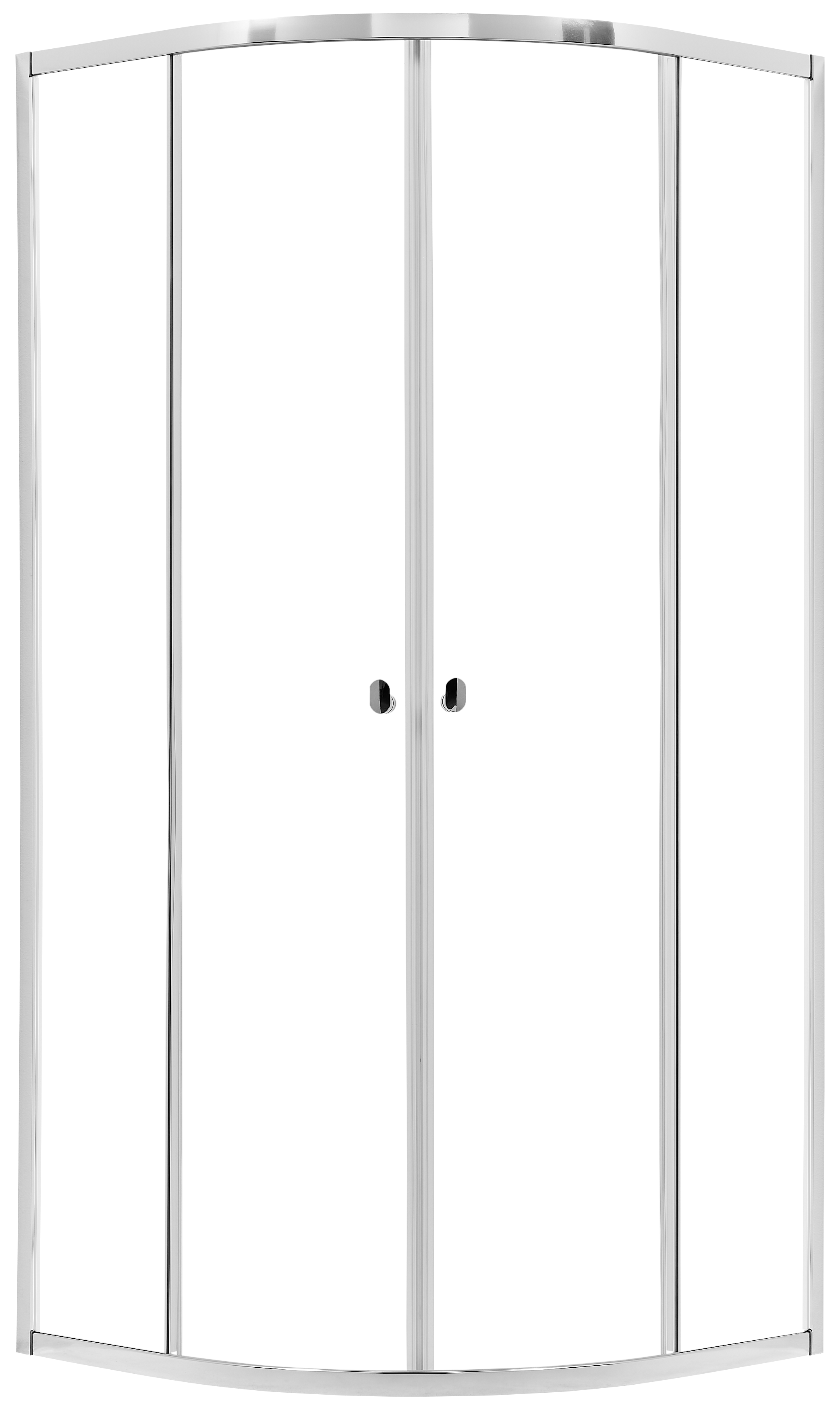 Kabina prysznicowa 1/4 koła Hooked 90x90x200 cm profile chromowane Sealskin