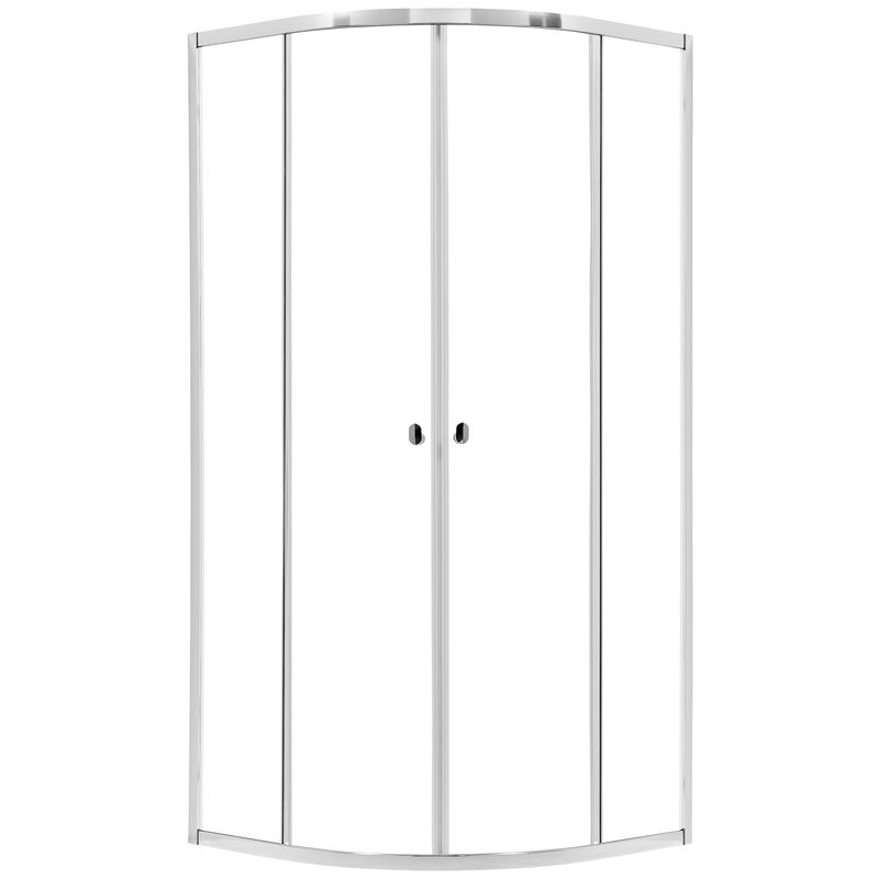 Kabina prysznicowa 1/4 koła Hooked 90x90x200 cm profile chromowane Sealskin