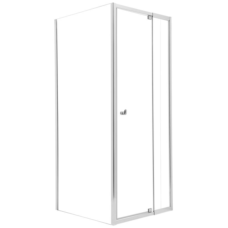 Kabina prysznicowa kwadratowa narożna Hooked 90x90x200 cm profile chromowane Sealskin