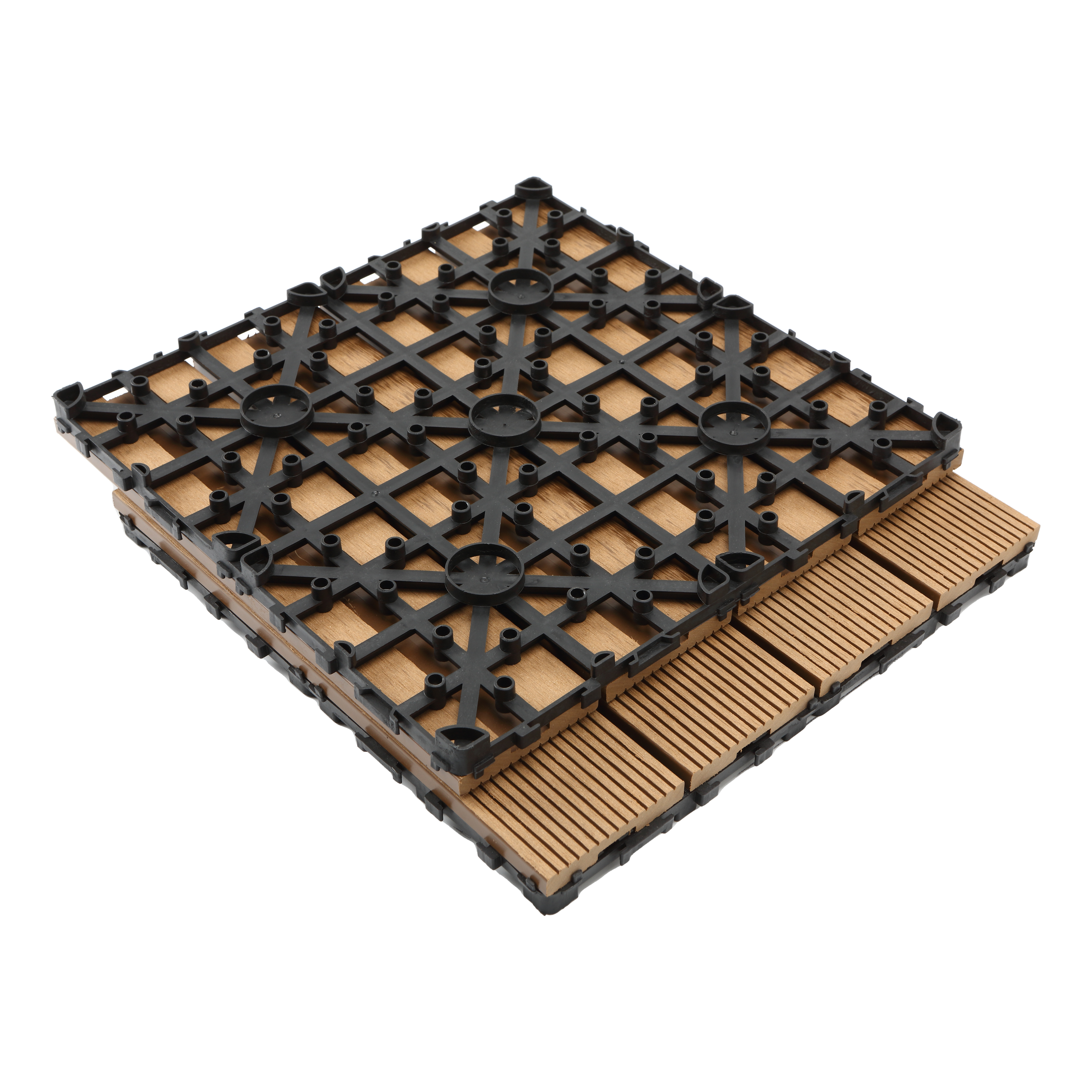 Estrado composite 30x30x2,3 cm mel madeira Renala Naterial - 3